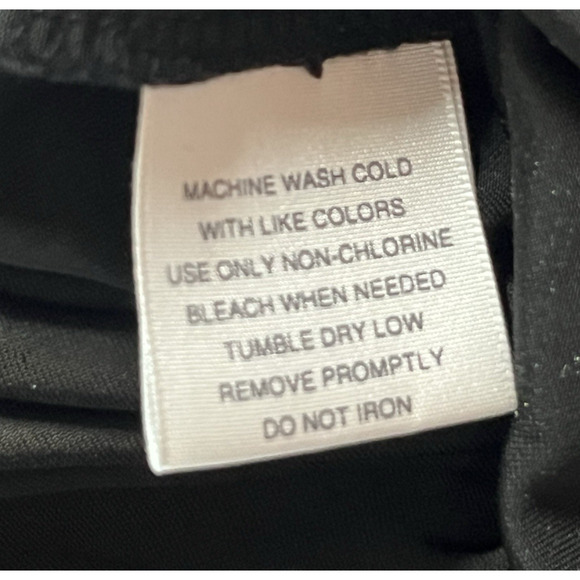 Worthington Velvet Burnout Midi Dress 12 Petite Black Red Roses Square Neck Slit - Picture 8 of 9